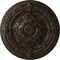 Ekena Millwork Vincent Ceiling Medallion (Fits Canopies up to 6"), Hand-Painted Stone Hearth Crackle, 26"OD x 3"P CM26VISHC - alternate 1